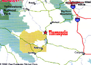 Thermopolis is a short drive to Yellowstone, the Big Horn Mountains, Wind River Mountains...